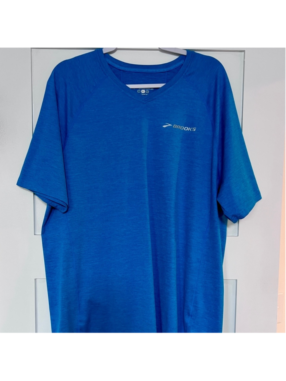 Men's Brooks Equilibrium Technology Running Shirt Blue XL (b2)